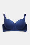 Zivame True Curv Natural Collective Padded Wired 3/4th Coverage Super Support Bra - Blue Depth — thumbnail 5
