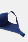 Zivame True Curv Natural Collective Padded Wired 3/4th Coverage Super Support Bra - Blue Depth — thumbnail 7