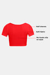Zivame Double Layered Non Wired Full Coverage Blouse Bra With Removable Cookies - Salsa — thumbnail 8