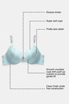 Zivame Marshmallow Push-Up Wired Medium Coverage Bra - Plume — thumbnail 6