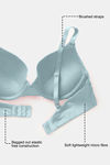 Zivame Marshmallow Push-Up Wired Medium Coverage Bra - Plume — thumbnail 7
