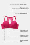 Zivame Marshmallow Padded Non Wired 3/4Th Coverage T-Shirt Bra - Jazzy — thumbnail 6