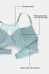 Zivame Marshmallow Padded Non Wired 3/4Th Coverage T-Shirt Bra - Plume — thumbnail 7