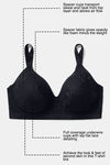 Zivame True Curv Lightly Lined Wired High 3/4Th Coverage Super Support - Anthracite — thumbnail 6