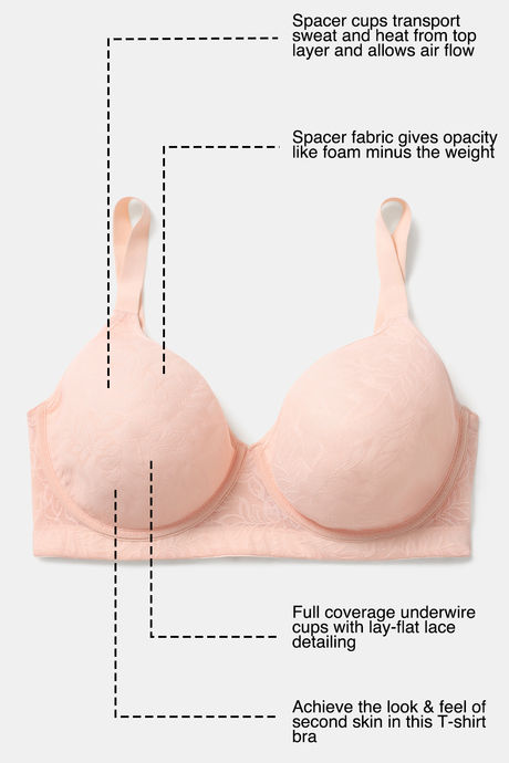 Zivame True Curv Lightly Lined Wired High 3/4Th Coverage Super Support - Bellini — image 6