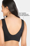 Zivame Padded Non Wired 3/4Th Coverage Bra Top - Anthracite — thumbnail 6