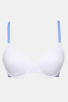Zivame Sporty Twist Push-Up Wired Medium Coverage Bra - White — thumbnail 8