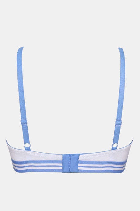 Zivame Sporty Twist Push-Up Wired Medium Coverage Bra - White — image 9
