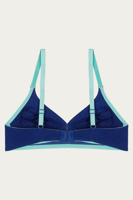 Zivame Double Layered Non Wired Medium Coverage Bra-Sodalite Blue — image 8