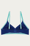 Zivame Double Layered Non Wired Medium Coverage Bra-Sodalite Blue — thumbnail 8