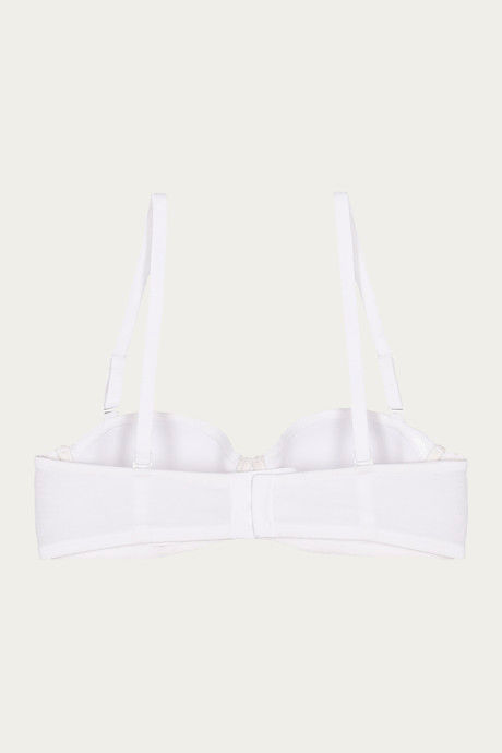 Zivame Padded Wired Medium Coverage Strapless Bra - Bright White — image 9