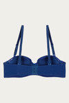 Zivame Padded Wired Medium Coverage Strapless Bra-Sodalite Blue — thumbnail 9