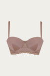 Zivame Padded Wired 3/4th Coverage Strapless Bra - Nutmeg — thumbnail 8