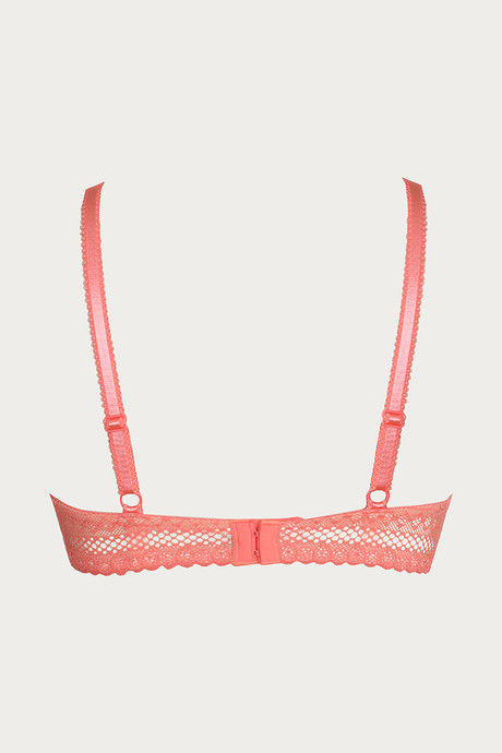 Zivame Tuscan Romance Padded Wired 3/4Th Coverage T-Shirt Bra - Georgia Peach — image 7