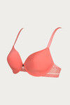 Zivame Tuscan Romance Padded Wired 3/4Th Coverage T-Shirt Bra - Georgia Peach — thumbnail 8