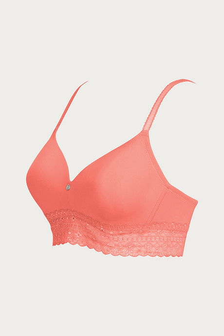 Zivame Tuscan Romance Padded Non Wired 3/4th Coverage T-Shirt Bra - Georgia Peach — image 9
