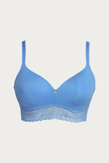 

Zivame Tuscan Romance Padded Bra Blue, Blues
