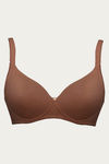 Zivame Padded Non Wired 3/4th Coverage T-Shirt Bra - Nutmeg — thumbnail 6