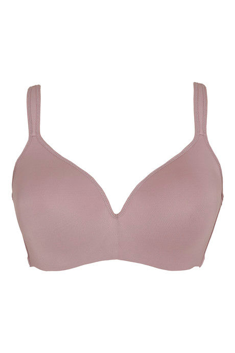 

Zivame Padded Wirefree Curvy T Shirt Bra Mauve, Purples