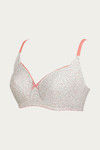 Zivame Double Layered Non Wired 3/4th Coverage Bra - Floral Pt — thumbnail 8