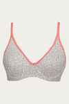 Zivame Double Layered Wired 3/4th Coverage T-Shirt Bra - Floral Pt — thumbnail 6