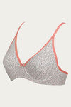 Zivame Double Layered Wired 3/4th Coverage T-Shirt Bra - Floral Pt — thumbnail 8