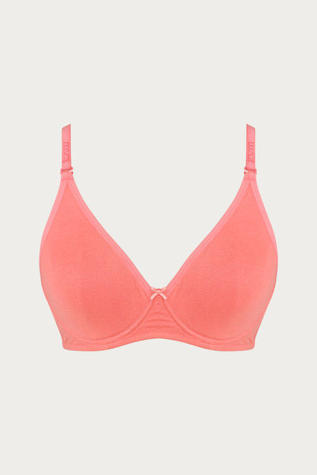 Zivame Double Layered Wired 3/4th Coverage T-Shirt Bra - Georgia Peach — image 7