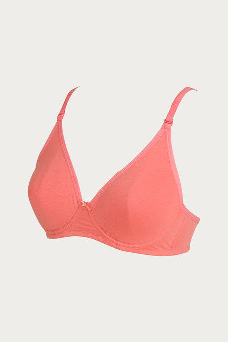 Zivame Double Layered Wired 3/4th Coverage T-Shirt Bra - Georgia Peach — image 8