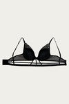 Zivame Padded Wired 3/4th Coverage Long Line Bra - Black — thumbnail 8