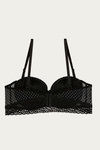 Zivame Push-Up Wired Medium Coverage Strapless Bra - Black — thumbnail 7