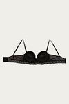 Zivame Push-Up Wired Medium Coverage Strapless Bra - Black — thumbnail 8