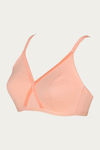 Zivame Velvet Straps Single Layered Non Wired Full Coverage T-Shirt Bra - Peach Pearl — thumbnail 8