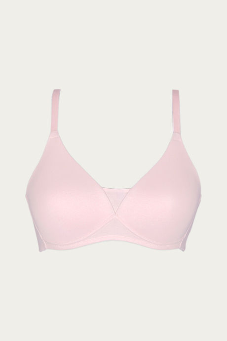 

Zivame Velvet Straps Padded Wirefree T Shirt Bra Pink, Pinks