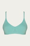 Zivame Double Layered Non Wired 3/4th Coverage Bra - Ice Green — thumbnail 6