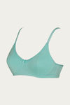Zivame Double Layered Non Wired 3/4th Coverage Bra - Ice Green — thumbnail 7
