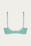 Zivame Double Layered Non Wired 3/4th Coverage Bra - Ice Green — thumbnail 8