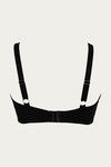 Zivame Single Layered Non Wired 3/4th Coverage Bra - Black — thumbnail 8