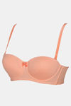 Zivame Velvet Straps Padded Wired Medium Coverage T-Shirt Bra - Peach Pearl — thumbnail 8