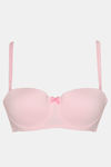 Zivame Velvet Straps Padded Wired Medium Coverage T-Shirt Bra - Pink Lady — thumbnail 6