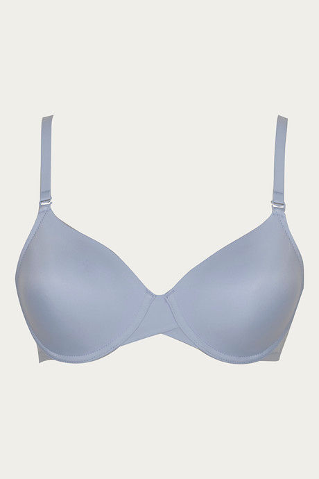 

Zivame Beautiful Basics Underwired Bra Light Blue, Blues