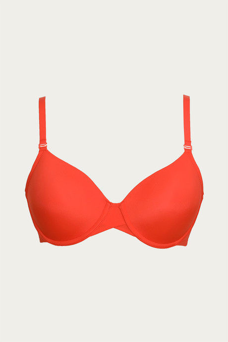 

Zivame Beautiful Basics Underwired Bra Red, Reds