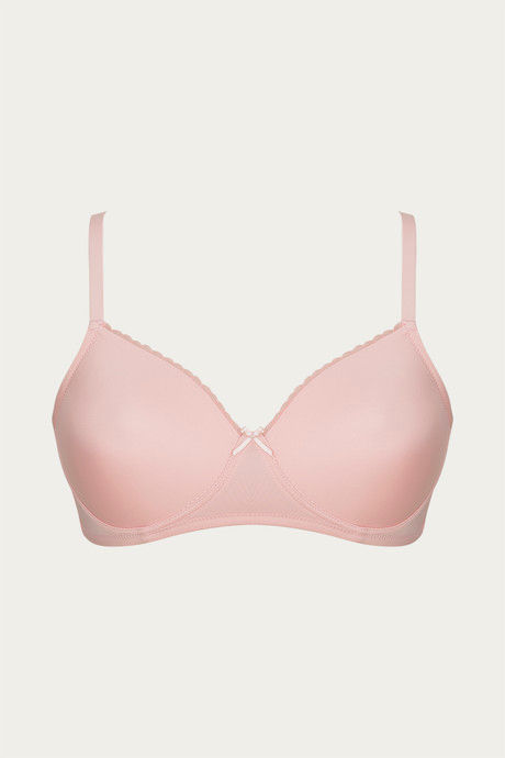 Zivame Beautiful Basics Padded Non Wired 3/4th Coverage T-Shirt Bra - Quartz Pink — image 6