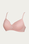 Zivame Beautiful Basics Padded Non Wired 3/4th Coverage T-Shirt Bra - Quartz Pink — thumbnail 7