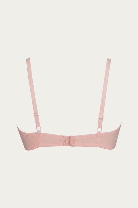 Zivame Beautiful Basics Padded Non Wired 3/4th Coverage T-Shirt Bra - Quartz Pink — image 8