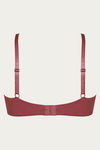 Zivame Padded Non Wired 3/4th Coverage T-Shirt Bra - Grape Nectar — thumbnail 7