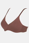 Zivame Padded Non Wired 3/4th Coverage T-Shirt Bra - Nutmeg — thumbnail 8