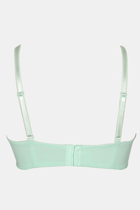 Zivame Sweet Caroline Padded Wired 3/4th Coverage Strapless Bra - Brook Green — image 7