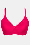 Zivame Double Layered Non Wired Full Coverage T-Shirt Bra - Pink Yarrow — thumbnail 7