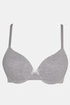 Zivame Padded Wired 3/4th Coverage T-Shirt Bra - Grey Melange — thumbnail 5
