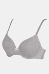 Zivame Padded Wired 3/4th Coverage T-Shirt Bra - Grey Melange — thumbnail 7